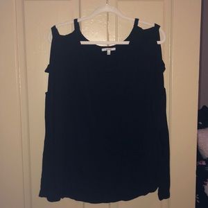 Black long sleeve with arm cut outs